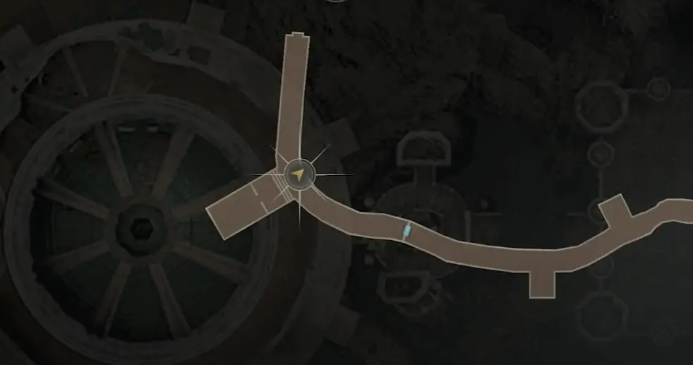 Clockwork Castellan dans Watery Cave RE4