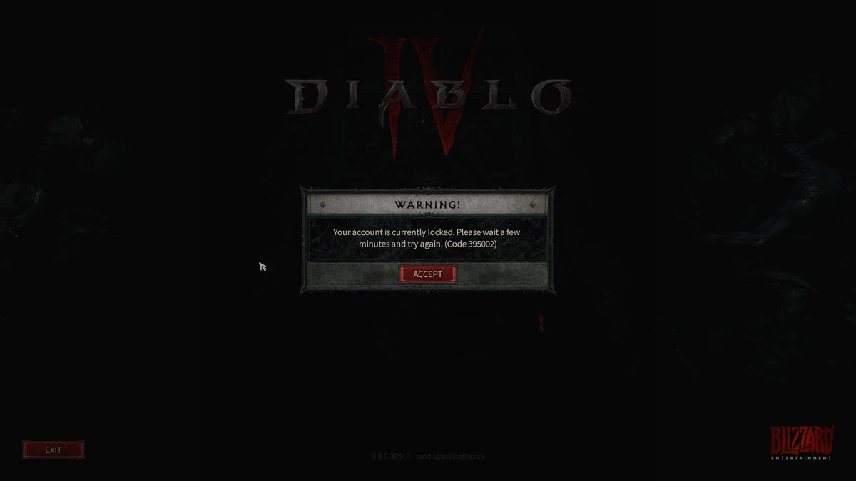 Diablo 4 Beta Comment corriger l'image du code d'erreur 395002
