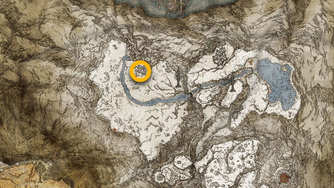 Elden Ring Ordina, plan de la ville liturgique