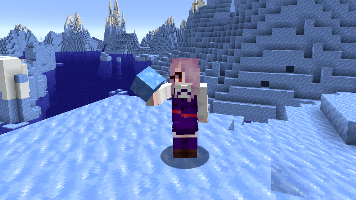 Minecraft : Comment obtenir de la glace bleue