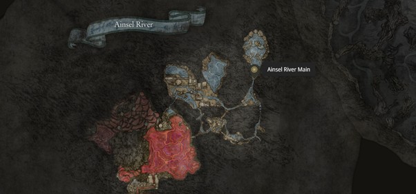 Emplacement du lac Elden Ring of Rot