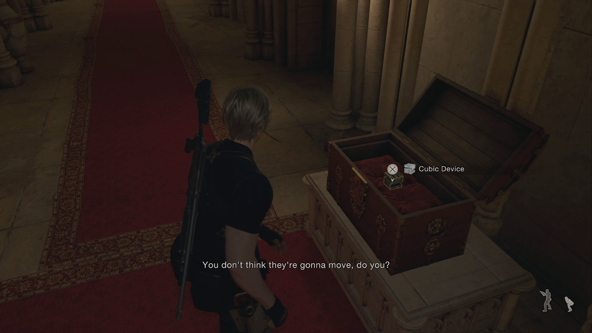 Emplacement de l'appareil cubique Resident Evil 4 Remake