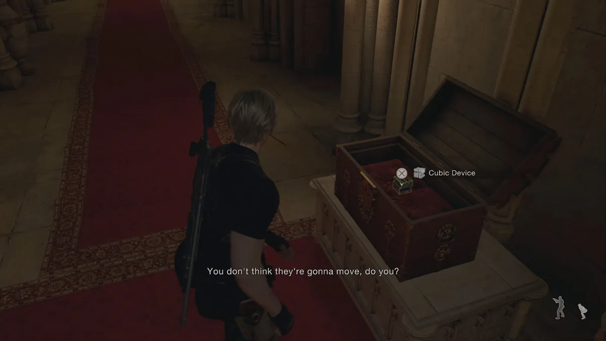 Emplacement de l'appareil cubique Resident Evil 4 Remake