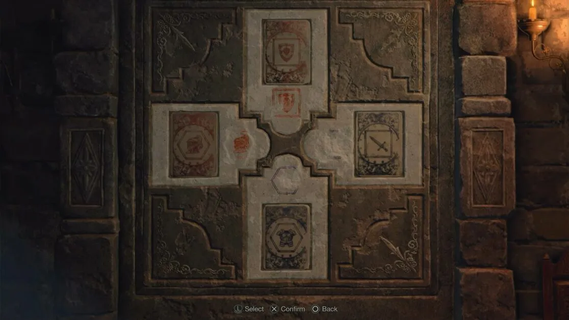 solution de puzzle en pierre lithographique re4