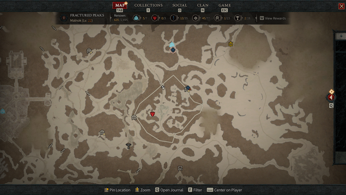 Emplacement de Diablo 4 Malnok