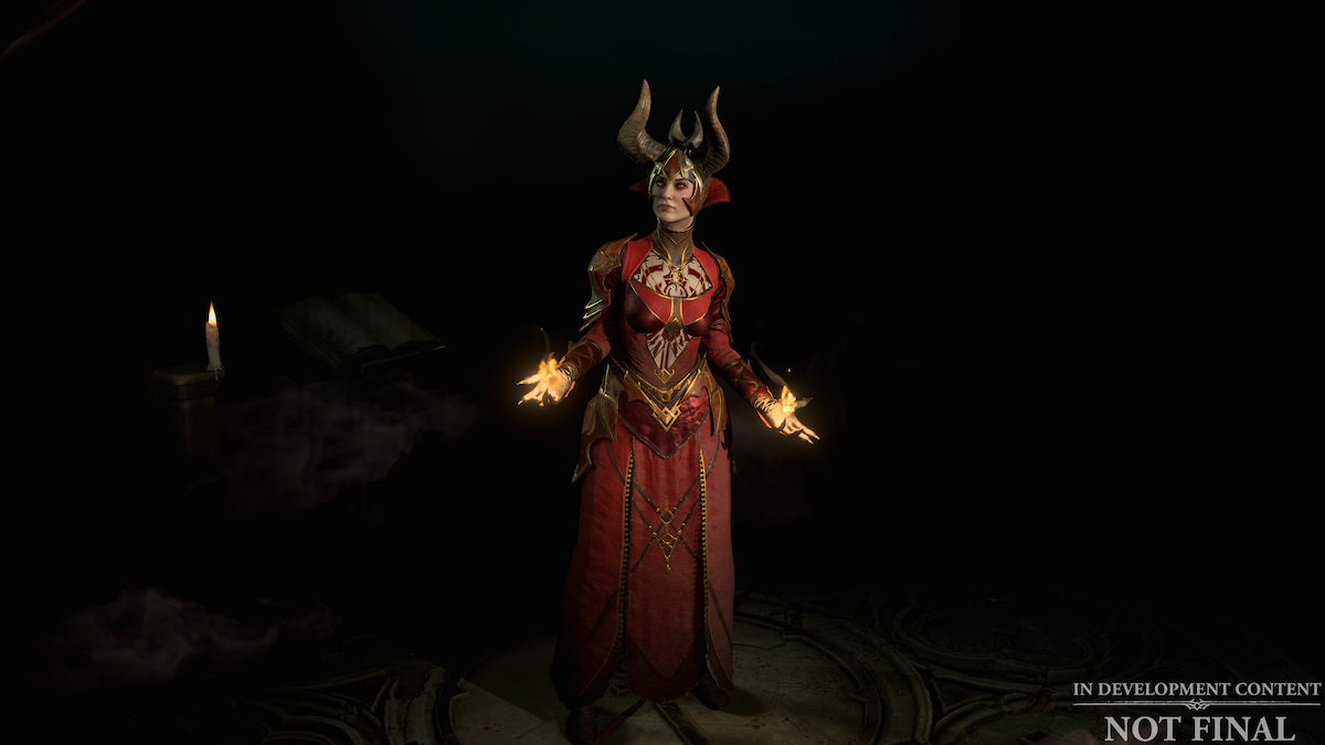 Diablo 4 Sorcier debout