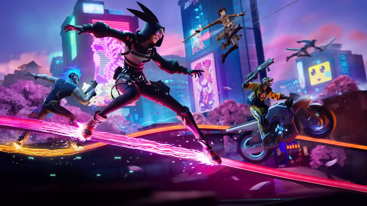 Le chapitre 4 de la saison 2 de Fortnite se transforme en cyberpunk