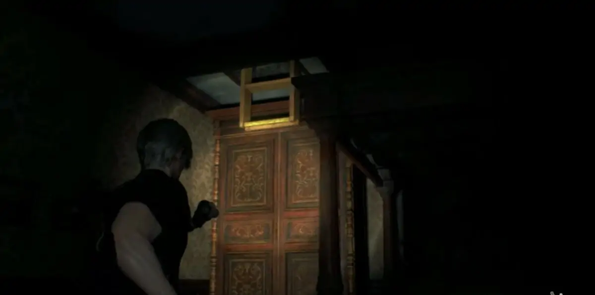 échelle suspendue dans Resident Evil 4 Remake