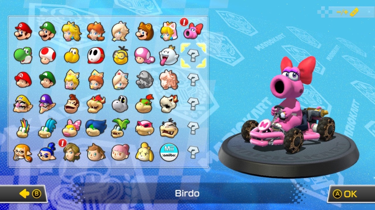 Le DLC de Mario Kart 8 Deluxe ajoutera 5 personnages supplémentaires