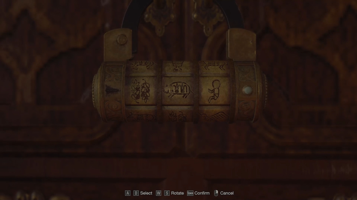 Serrure à combinaison Re4 Remake