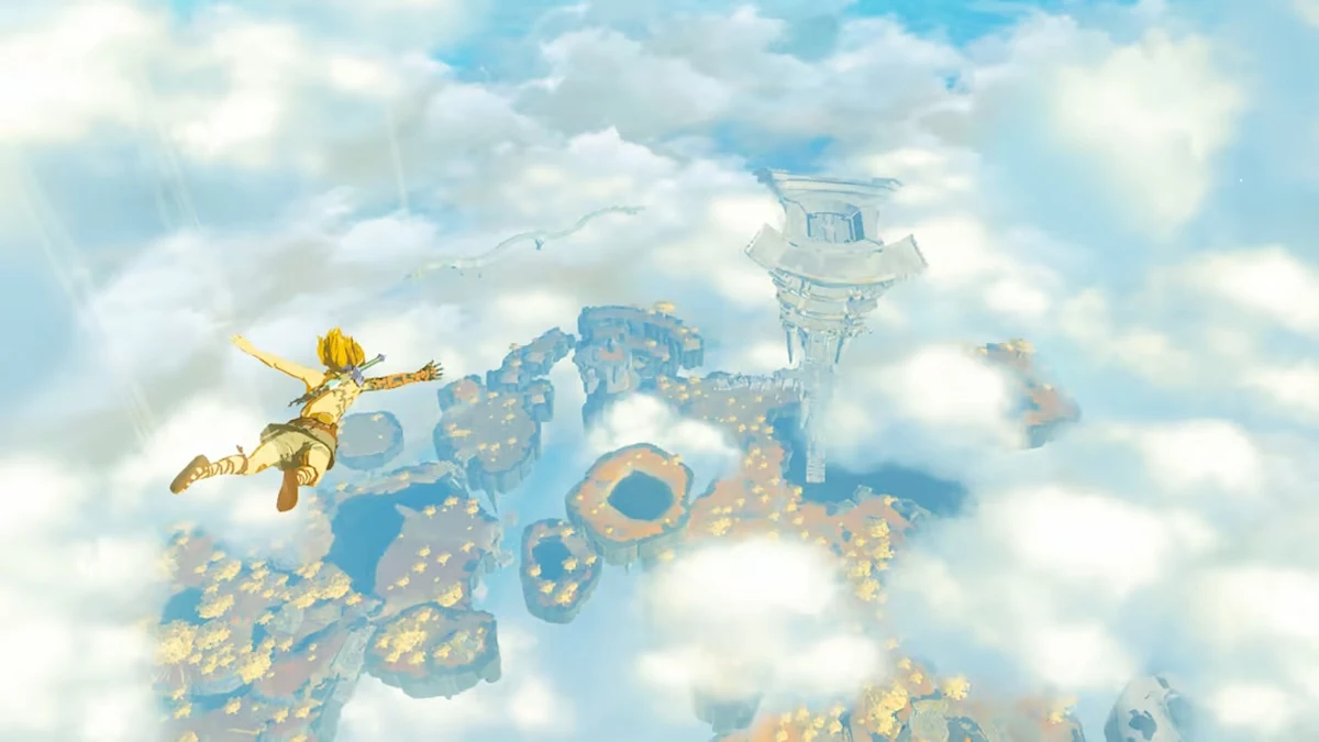 La vidéo de gameplay de Tears of the Kingdom montre les îles du ciel