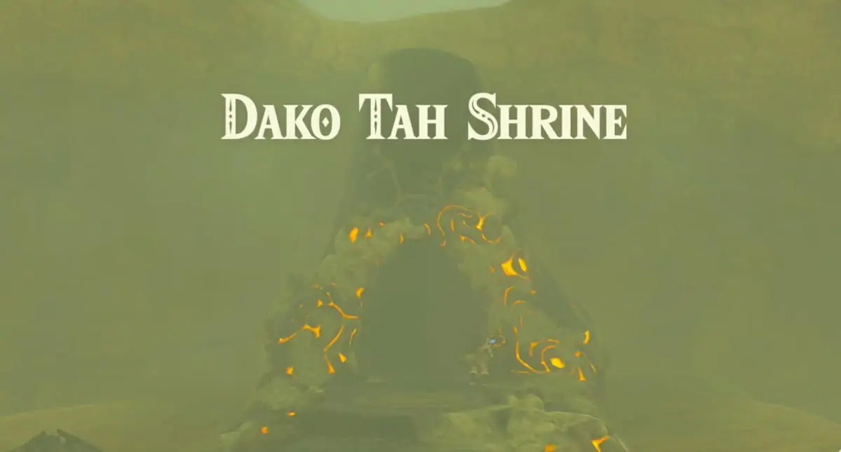 Zelda : Breath Of The Wild - Guide du sanctuaire Dako Tah