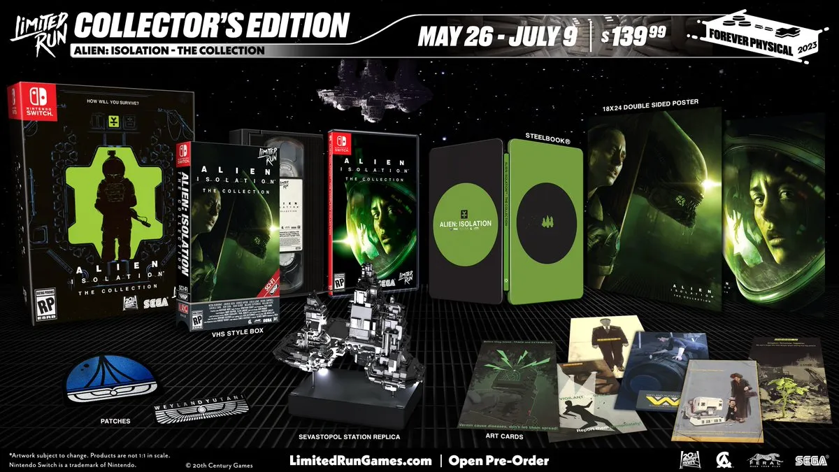 Alien : Isolation sortira physiquement sur Switch