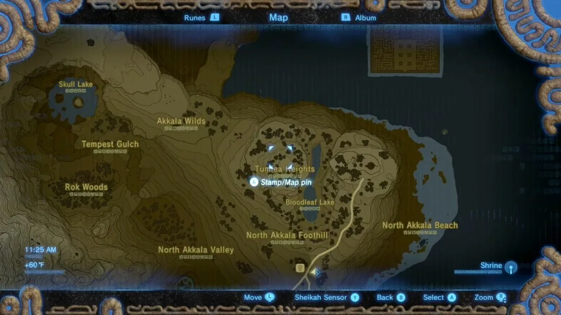Zelda BOTW Comment la carte Tech Lab Blue Flame