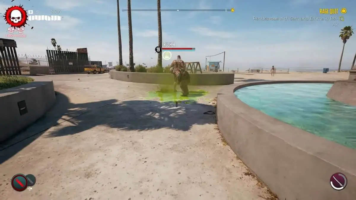 Dead Island 2 : Emplacement de la clé du casier Burger 66