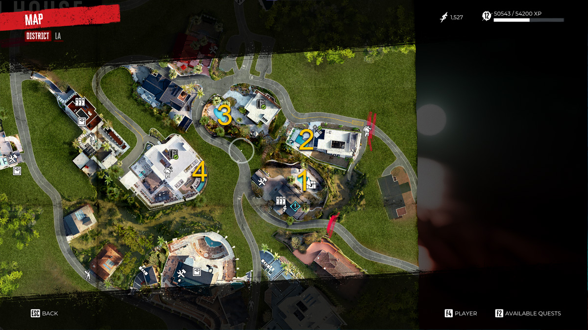 Guide de la carte de l'électrocuteur de Dead Island 2