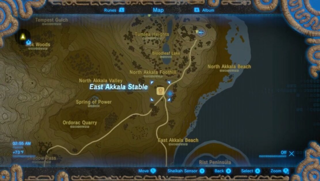 Écurie d'East Akkala dans Zelda BOTW