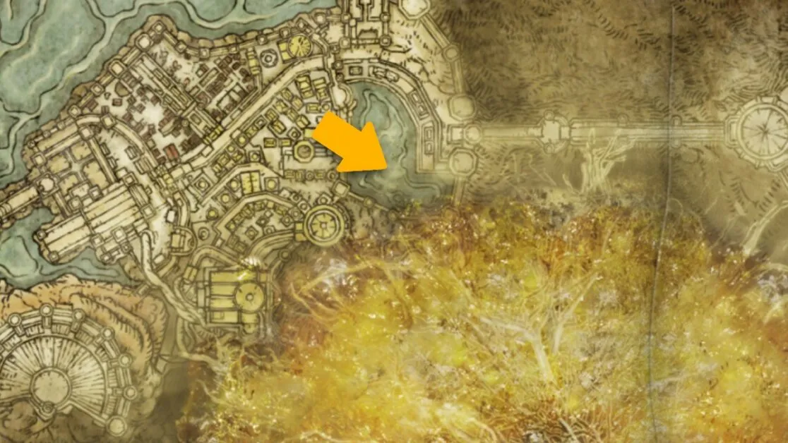 Faveur d'Erdtree +2 Emplacement de la carte Talisman dans Elden Ring