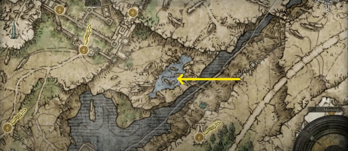 Emplacement de la carte Hoarfrost Stomp dans Elden Ring