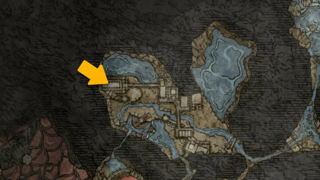 Emplacement de la carte Moon of Nokstella Talisman dans Elden Ring