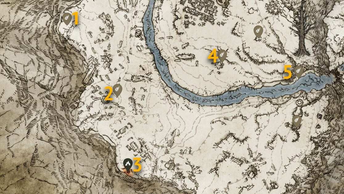 Elden Ring Emplacement de la Pierre de 8 Tseret