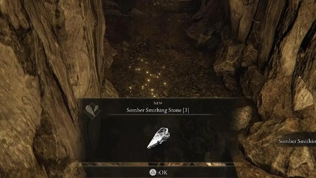 Elden Ring : Emplacements Sombre Smithing Stone 3