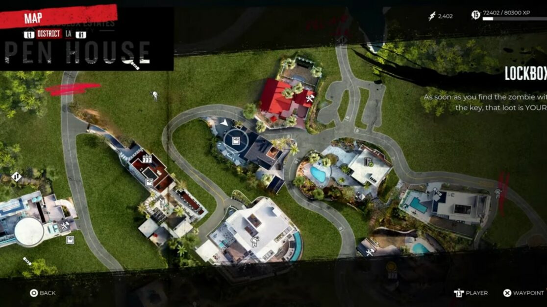 Emplacement sûr du garage de la famille à Dead Island 2