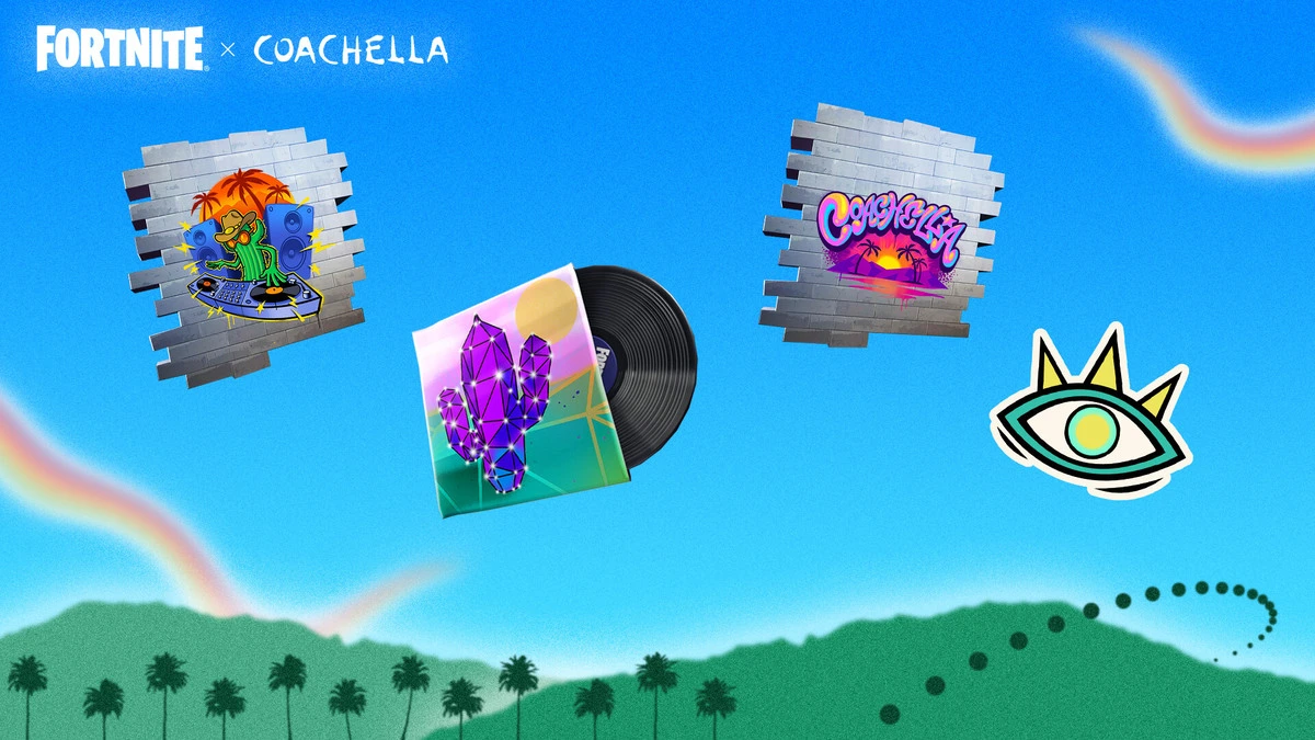 Cosmétiques Fortnite Coachella 2023