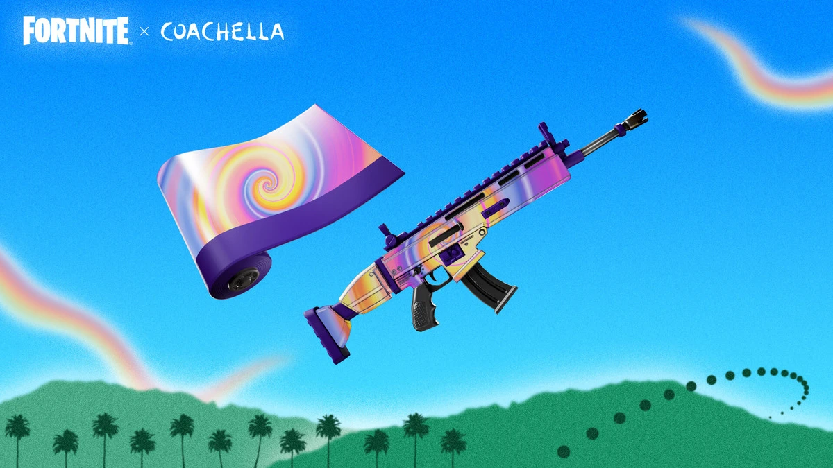 Fortnite Coachella 2023 Desert Breeze Wrap Réactif