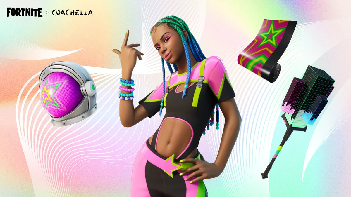 Tenue de poète Fortnite Coachella 2023