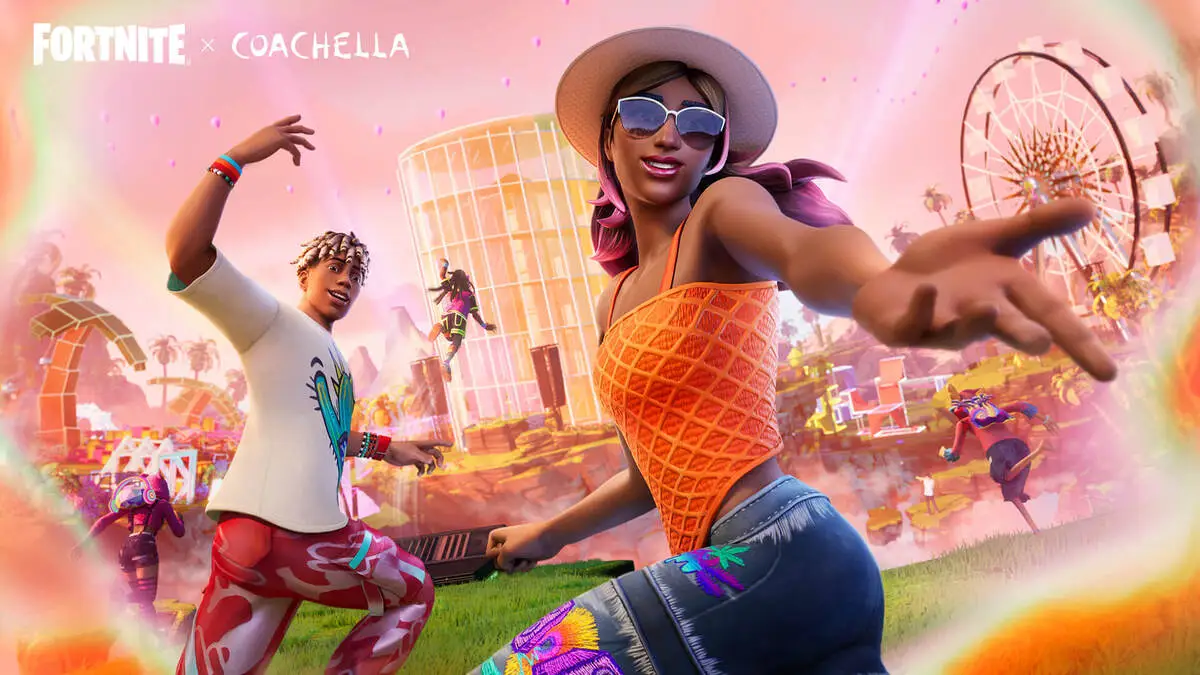 Tous les skins et cosmétiques Fortnite Coachella, répertoriés