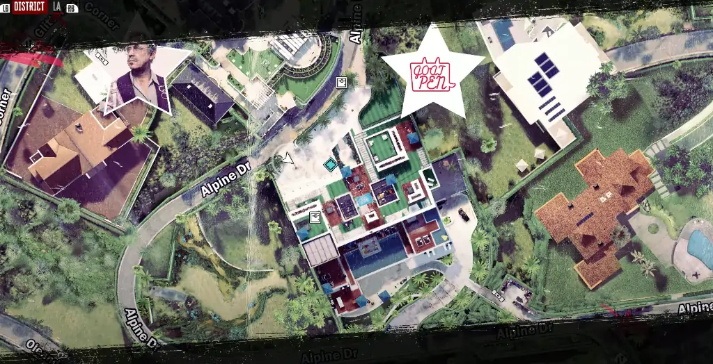 Emplacement du stylo GOAT dans Dead Island 2
