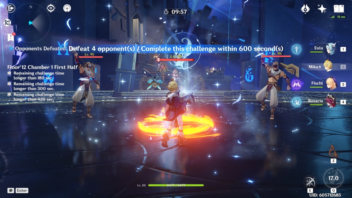 Genshin Impact  Mika meilleure construction 3