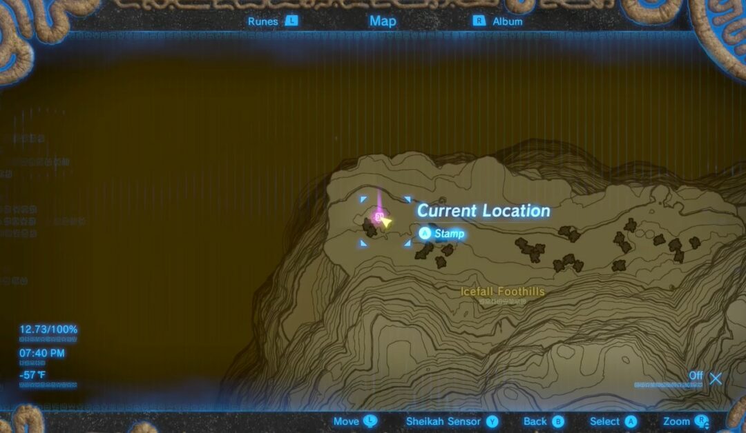 Emplacement du sanctuaire Hia Miu dans Zelda Breath of the Wild