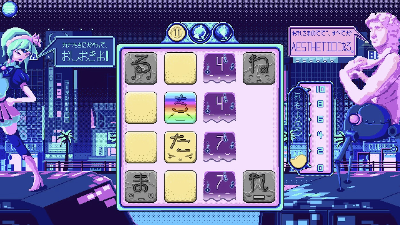 Gameplay de Kana Quest