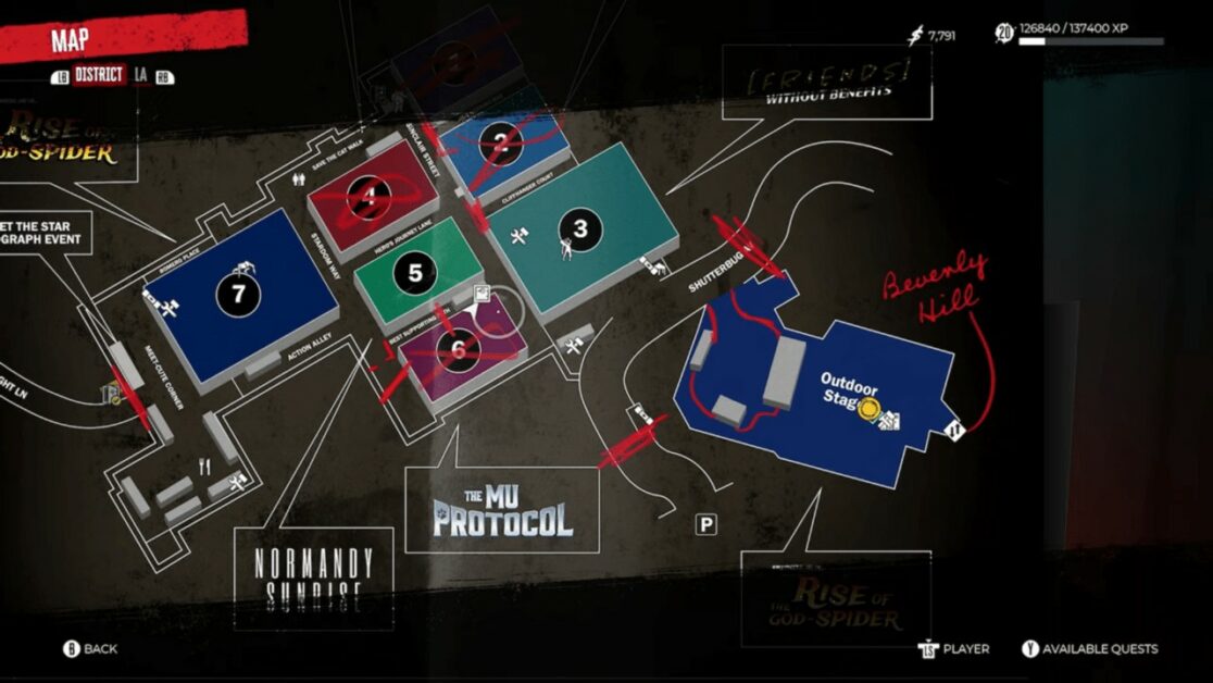Emplacement de la clé de la valise de Kelli Jo dans Dead Island 2