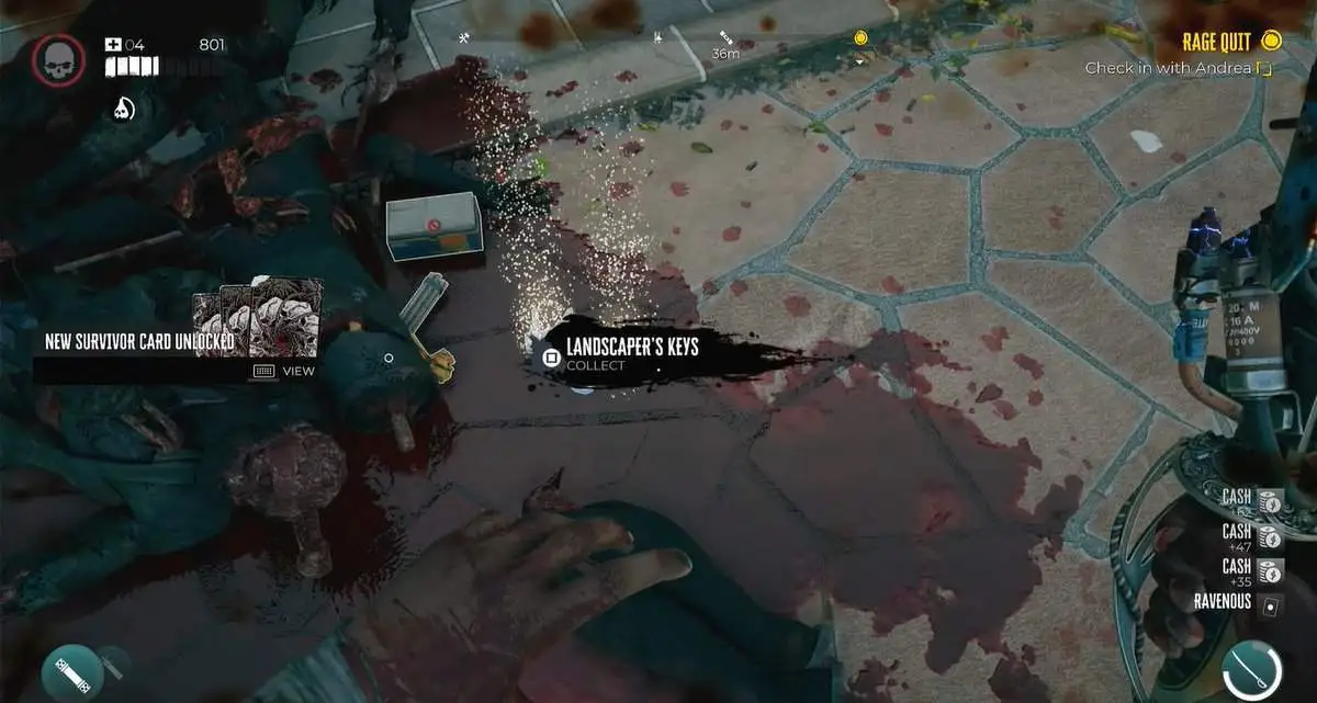 Dead Island 2 : Emplacement de la clé du paysagiste