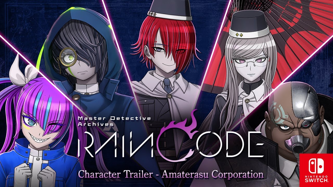 La bande-annonce de Master Detective Archives: Rain Code présente les Peacekeepers de la société Amaterasu Corporation