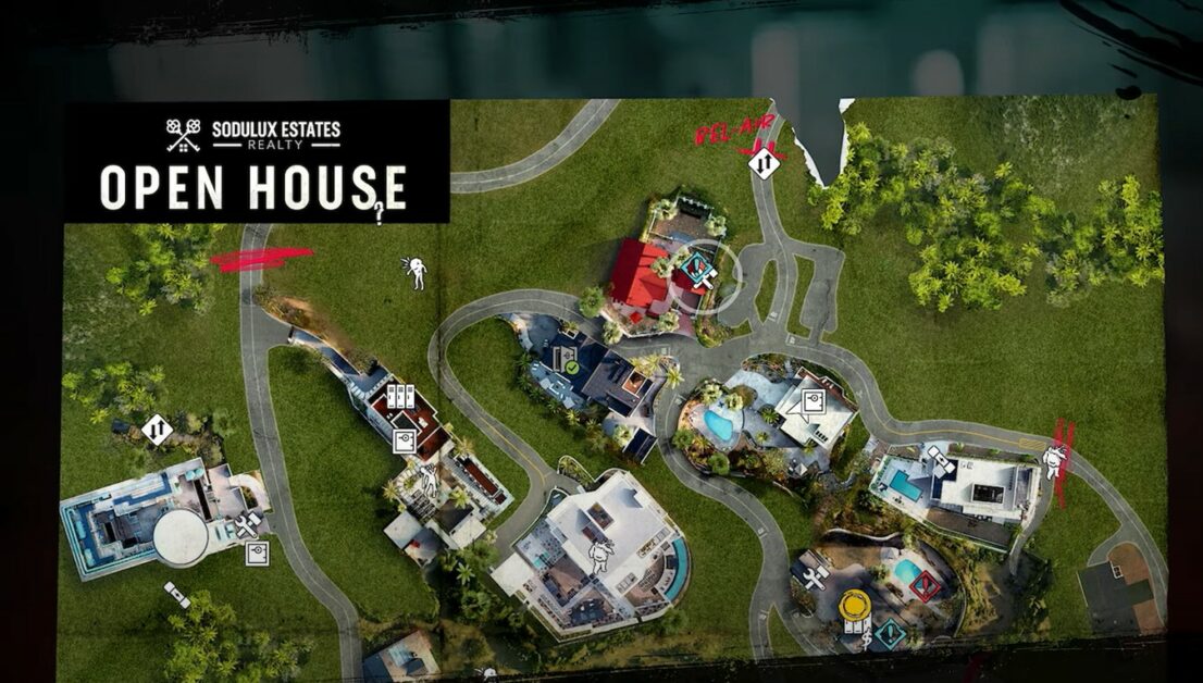 Emplacement de la maison de Michael à Dead Island 2