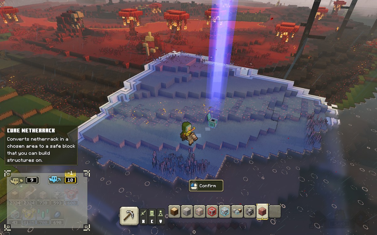 Minecraft Legends Comment guérir Netherrack