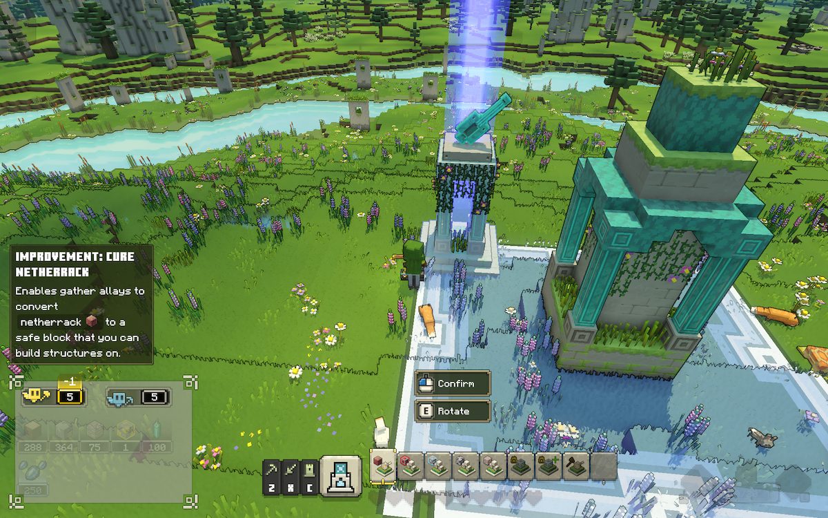 Minecraft Legends Comment guérir la mise à niveau Netherrack
