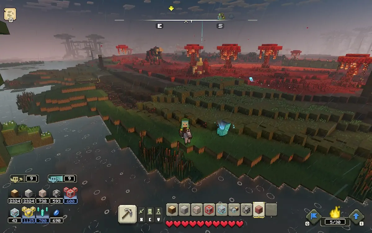 Minecraft Legends Comment guérir Netherrack en cours
