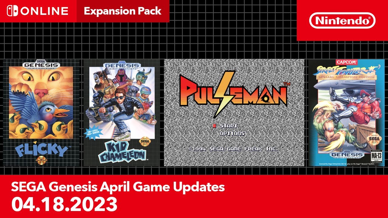 Nintendo Switch Online ajoute Street Fighter II : Special Champion Edition, Pulseman, Kid Chameleon, Flicky