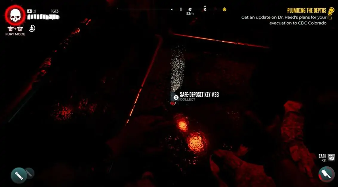 Emplacement de la clé de coffre-fort 2 à Dead Island 2