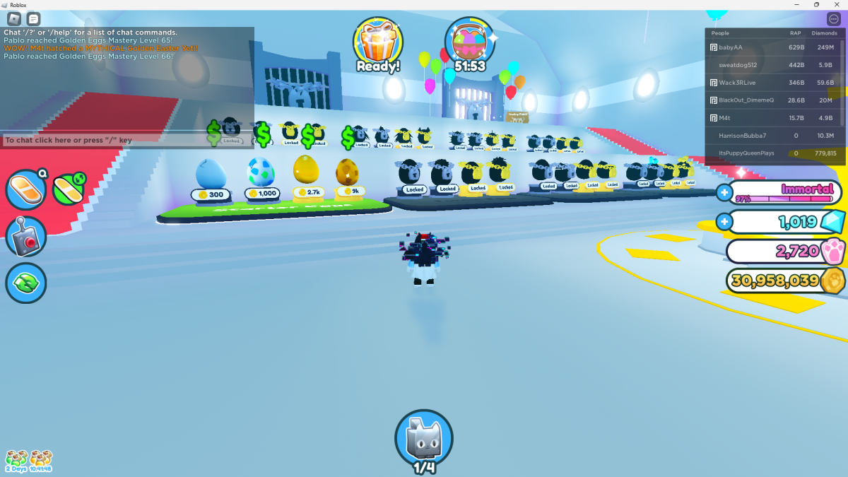 Obtenez Titanic Banana dans Roblox Pet Simulator X