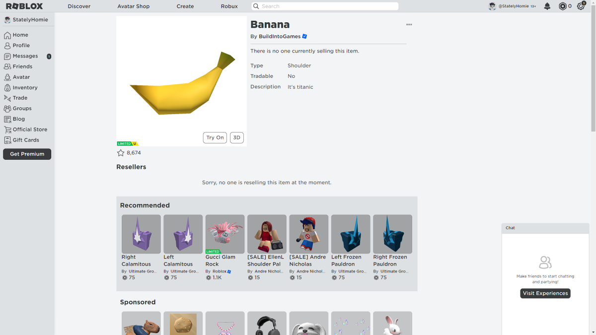 Obtenez Titanic Banana dans Roblox Pet Simulator X