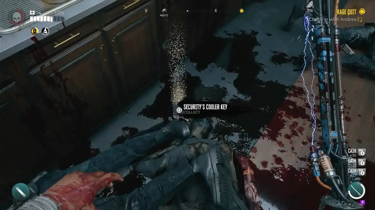 Dead Island 2 : Emplacement de la clé Gardien de sécurité Glacière