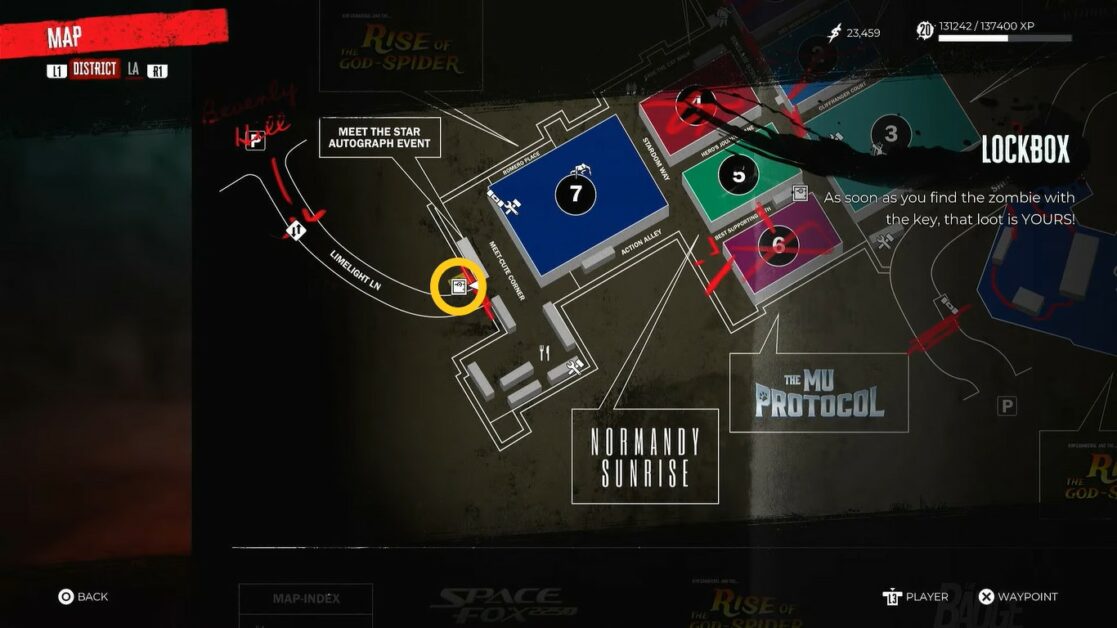 Emplacement de la glacière du garde de sécurité dans Dead Island 2