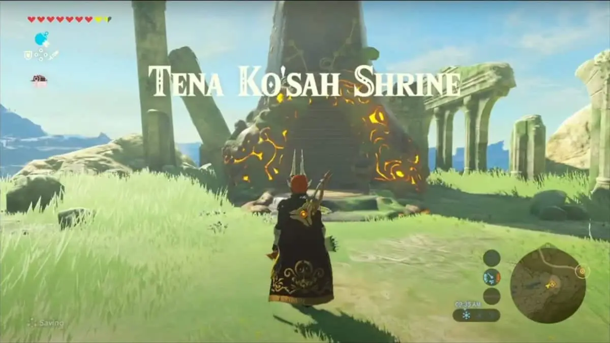 Zelda : Breath Of The Wild - Guide du sanctuaire de Tena Ko'sah