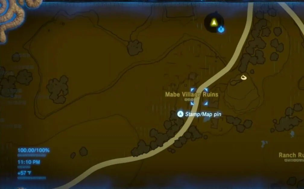 Emplacement des collants de Tingle à Zelda BOTW